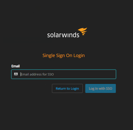 Sols Sign In SolarWinds Observability | Configure Single Sign-On (SSO) via SAML