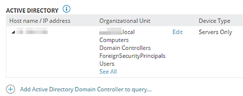 Add nodes to SolarWinds Platform using Active Directory
