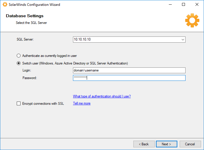 Deploy SolarWinds Platform products to Microsoft Azure