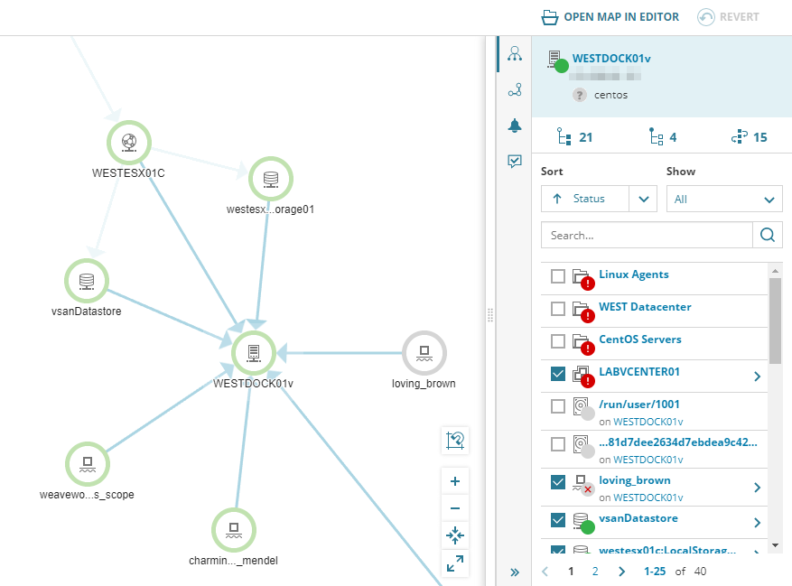 Display container data in the SolarWinds Platform Web Console