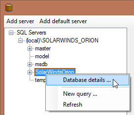Know the environment monitored with the SolarWinds Platform