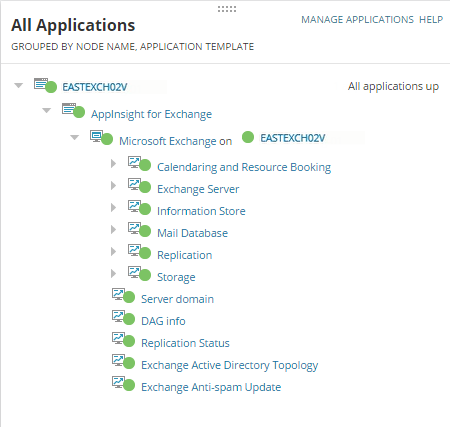 Monitor Exchange servers and IIS applications with SAM