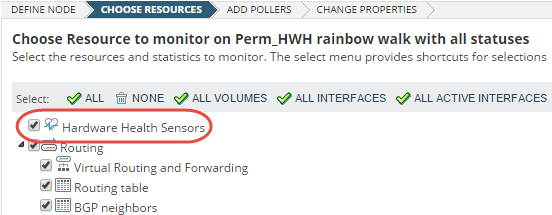 Enable hardware health monitoring