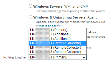 Scalability engine guidelines for SolarWinds products