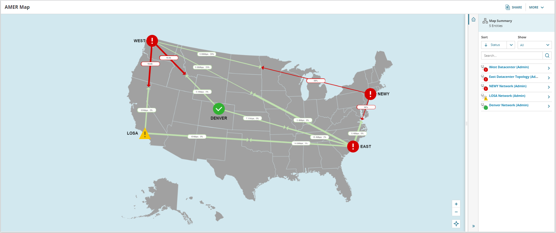 Create Nested Maps In SolarWinds Platform Maps