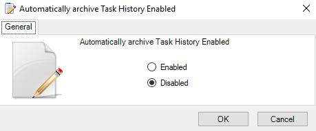 Manage the Task History