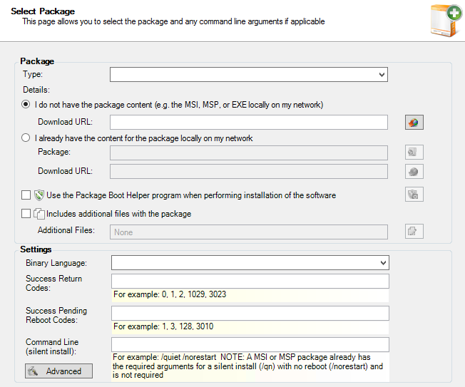 Create software packages