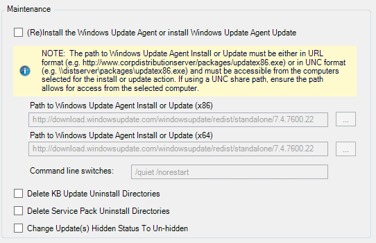 Repair and maintain the Windows Update Agent