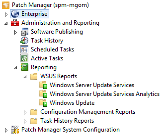 Generate a Patch Manager report