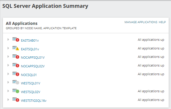 Display AppInsight for SQL data in the SolarWinds Platform Web Console