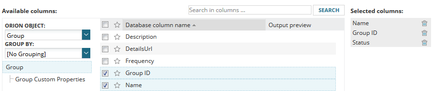 Use filters for AppStack
