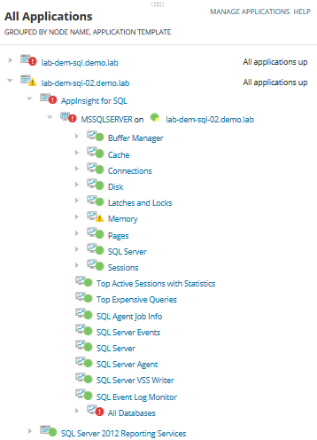 Display AppInsight for SQL data in the SolarWinds Platform Web Console