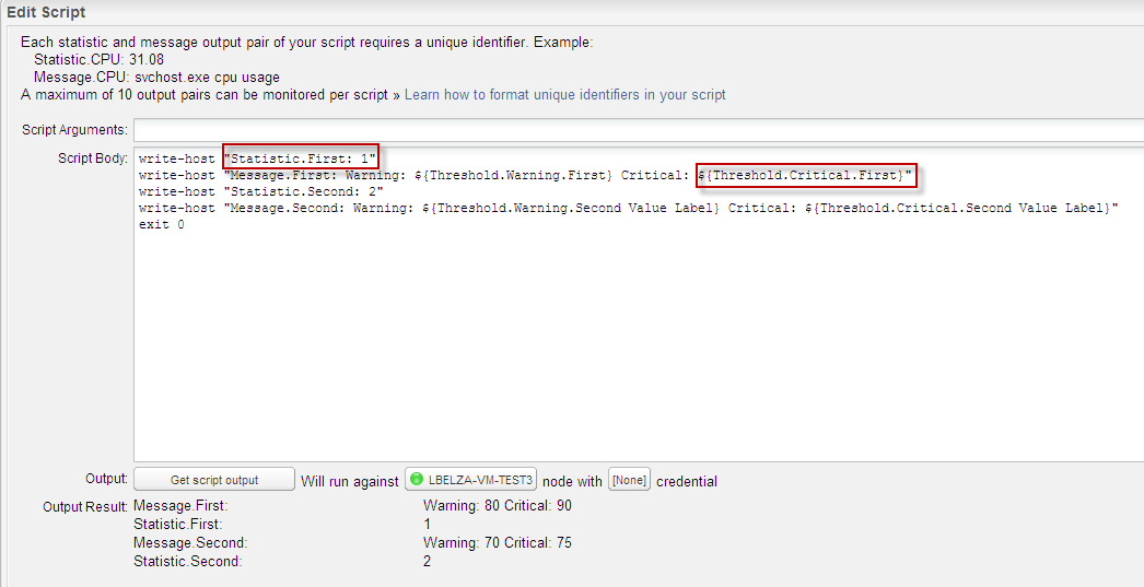 Multi-value scripts and thresholds
