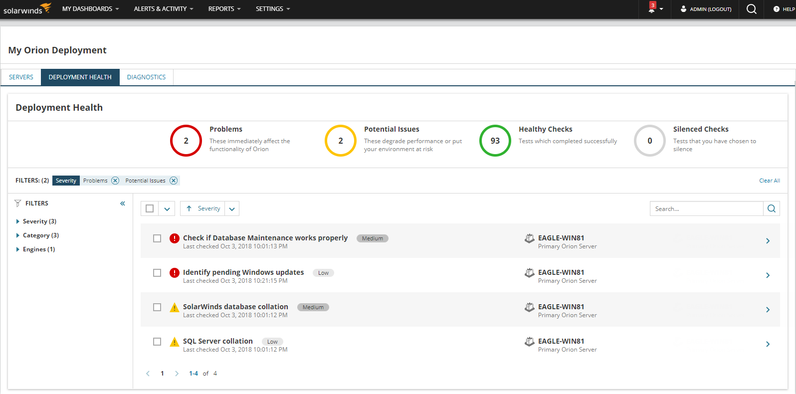 SAM polling recommendations