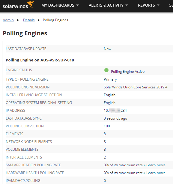 SAM polling recommendations