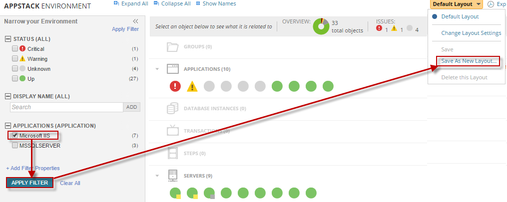 Create an AppStack layout in SAM