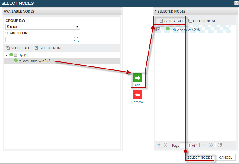 Create a custom SAM report