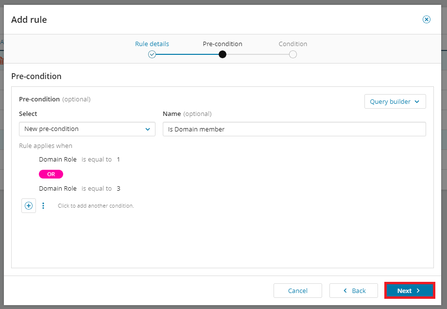 Add pre-condition information Add pre-condition information