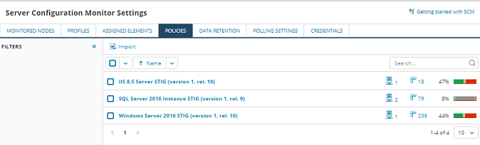 Assign nodees to policies