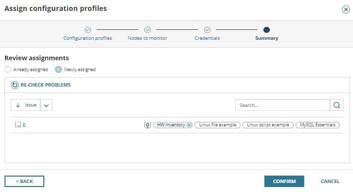 Re-check problems and confirm assignments