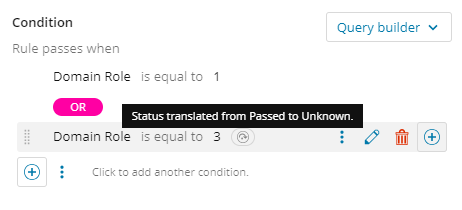 Translate expression status indicator