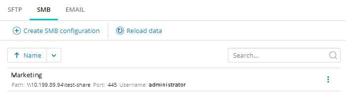 (Optional) Set up SMB file sharing to a Windows server