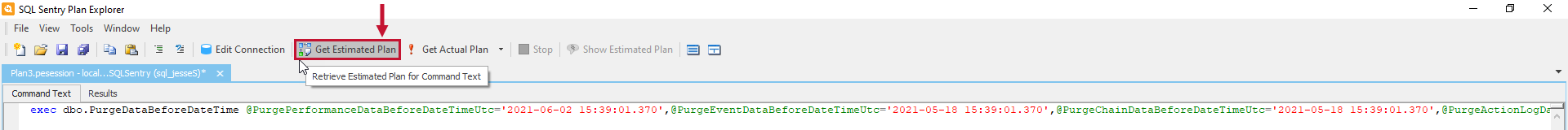 SQL Sentry Plan Explorer Get Estimated Plan Version 2021.12 SQL Sentry Plan Explorer Get Estimated Plan