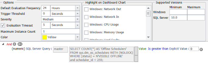 CPU Schedulers Visible Offline Status