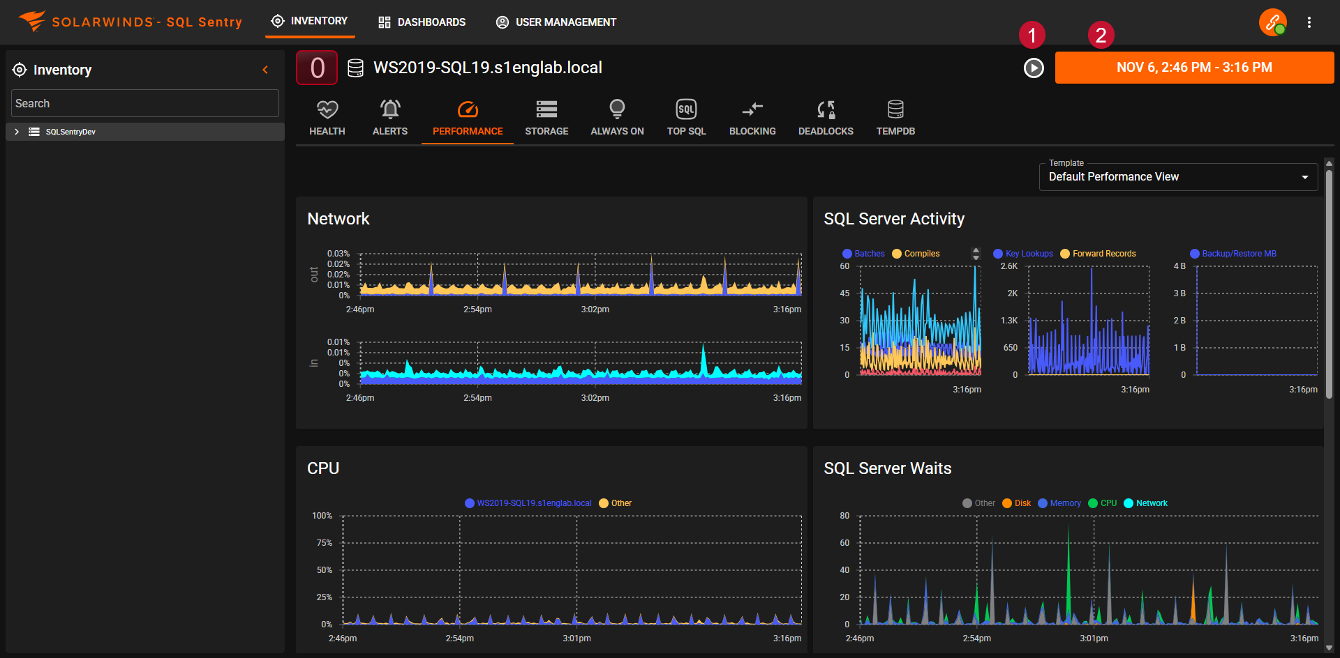 Sql Sentry Portal SQL Sentry Portal Performance Analysis