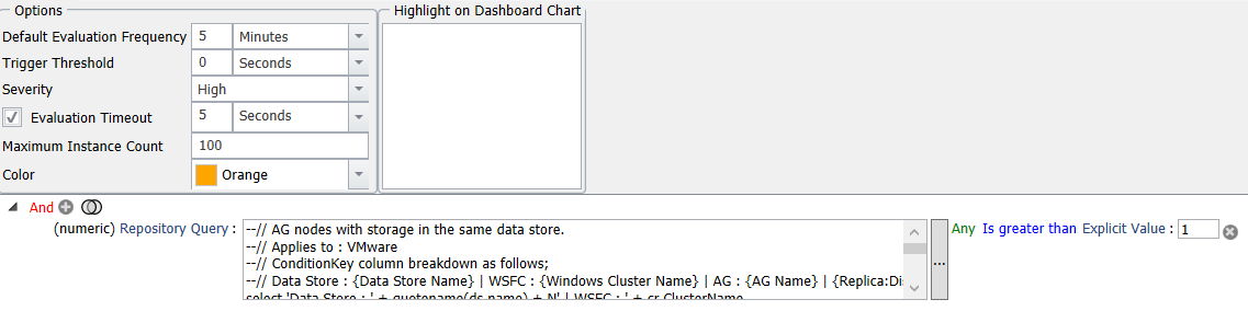 SQL Sentry Availability Replicas With Disks in Same Datastore Version 2021.18 Availability Replicas With Disks in Same Datastore