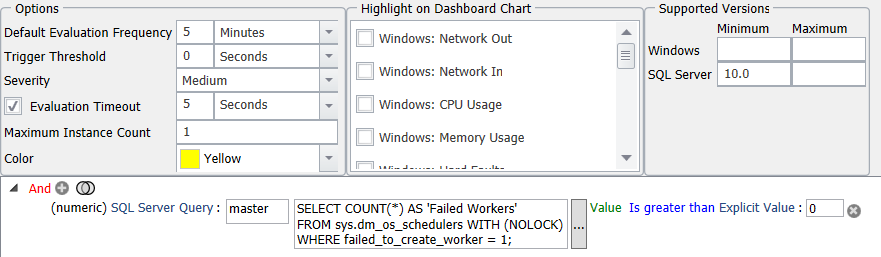 CPU Schedulers Failed to Create Worker