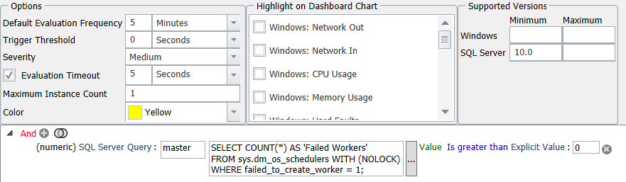 SQL Sentry CPU Schedulers Failed to Create Worker Version 2021.18 CPU Schedulers Failed to Create Worker
