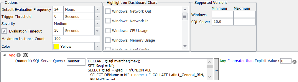 SQL Sentry Foreign Keys Not Trusted Version 2021.18 Foreign Keys Not Trusted