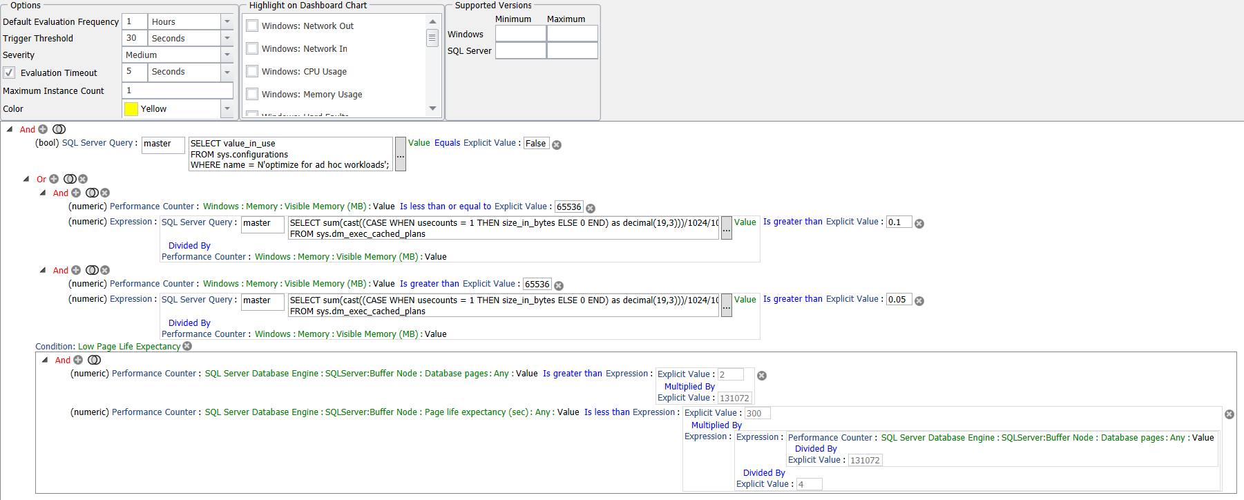 SQL Sentry High Ad Hoc Query Plans Version 2021.18 High Ad Hoc Query Plans