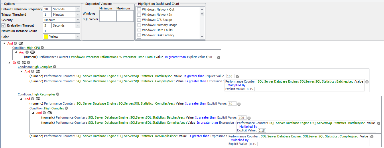 SQL Sentry High Compiles + High CPU Version 2021.18 High Compiles + High CPU