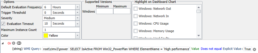 SQL Sentry High Performance Power Plan not Enabled Version 2021.18 High Performance Power Plan not Enabled