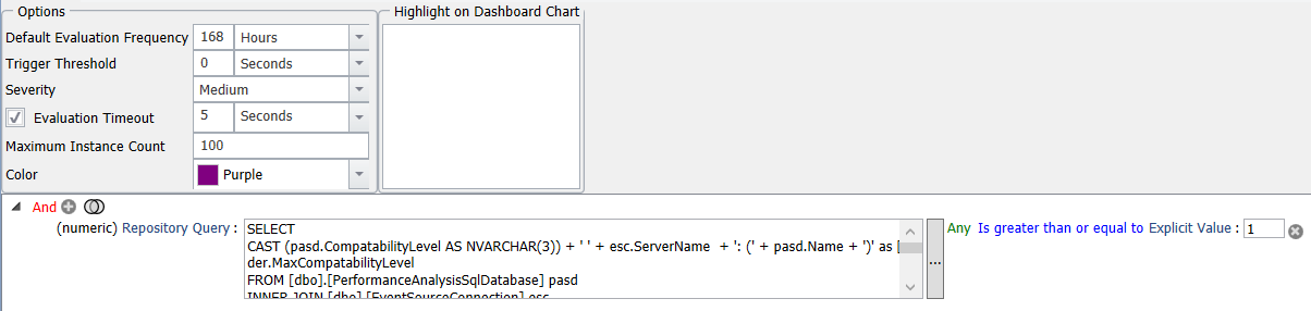 SQL Sentry Incorrect Compatibility Level Version 2021.18 Incorrect Compatibility Level