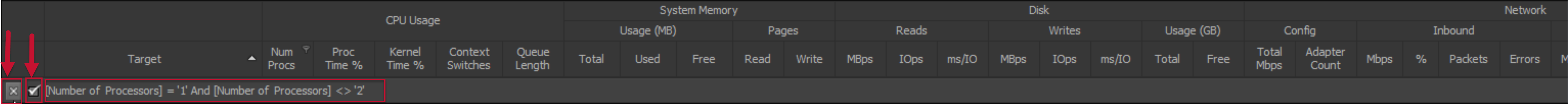 SQL Sentry Performance Overview close filter Version 2021.12 Performance Overview close filter