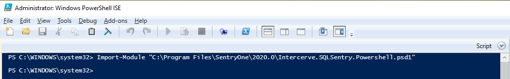 SQL Sentry PowerShell Module