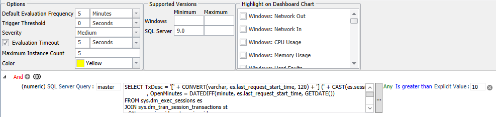 SQL Sentry Sleeping Sessions With Old Open Transactions Version 2021.18 Sleeping Sessions With Old Open Transactions