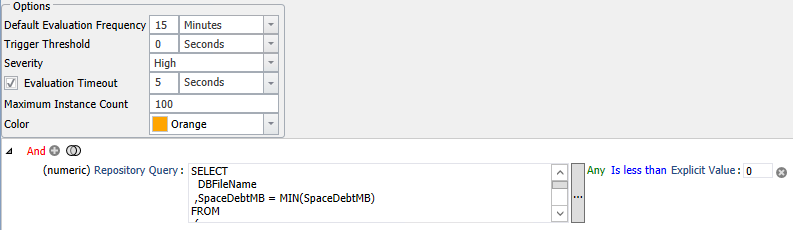 SQL Sentry SQL File Auto-growth Exceeds Free Space Version 2021.18 SQL File Auto-growth Exceeds Free Space