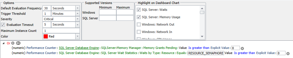 SQL Sentry SQL Server Memory Exhaustion Version 2021.18 SQL Server Memory Exhaustion