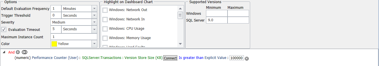 SQL Sentry Tempdb Large Version Store Version 2021.18 Tempdb Large Version Store