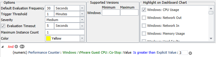 SQL Sentry VMware High Co-Stop % Version 2021.18 VMware High Co-Stop %