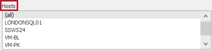 SQL Sentry Blocking SQL tab Hosts Filter Version 2021.12 Blocking SQL tab Hosts Filter