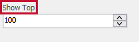 SQL Sentry Blocking SQL tab Show Top Filter Version 2021.12 Blocking SQL tab Show Top Filter