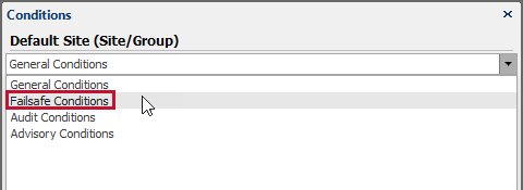 SQL Sentry Conditions Pane select Failsafe Conditions Version 2021.18 SQL Sentry Conditions Pane elect Failsafe Conditions