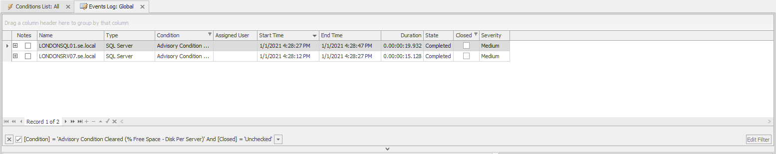 SQL Sentry Events Log Version 2021.18 SQL Sentry Events Log