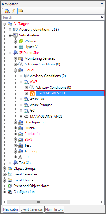 SQL Sentry Amazon RDS for SQL Server Target Version 2021.18 SQL Sentry Amazon RDS for SQL Server Target