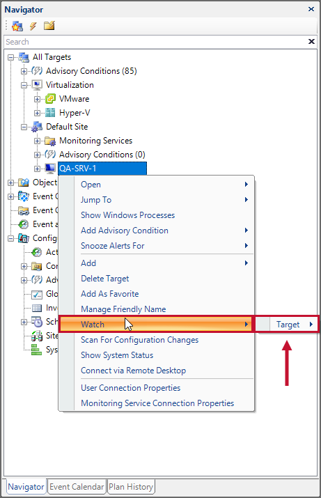 SQL Sentry Watch Target Version 2021.12 SQL Sentry Watch Target